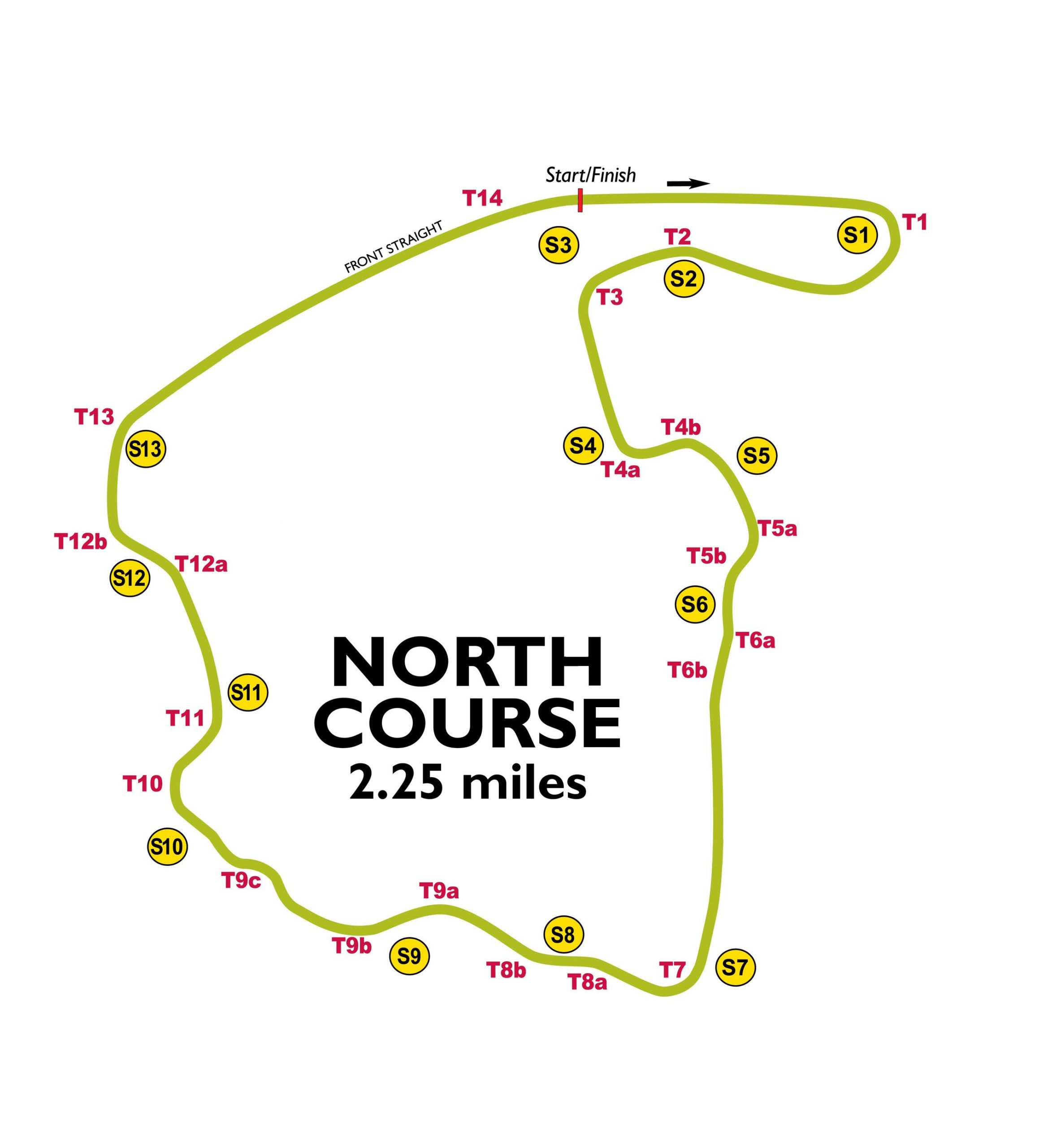 racetrack Map Virginia International Raceway