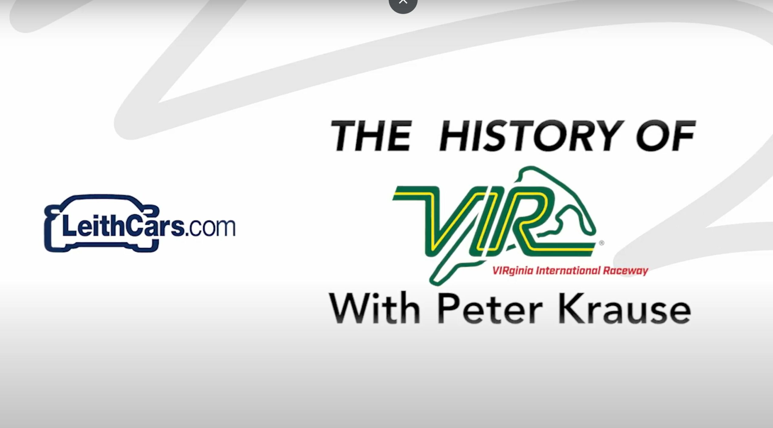 VIR History with Leith Cars and Peter Krause
