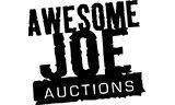 Black and White Awesome Joe Auctions logo