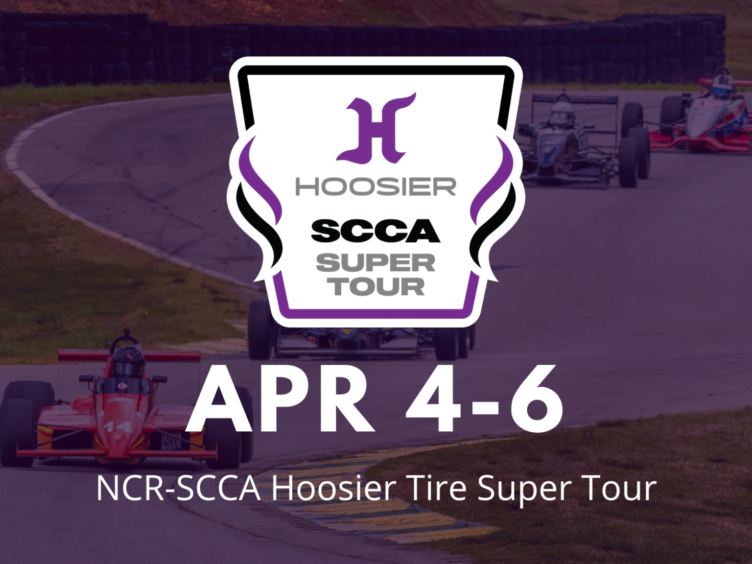 NCR-SCCA Hoosier Tire Super Tour Apr 4-6,2025