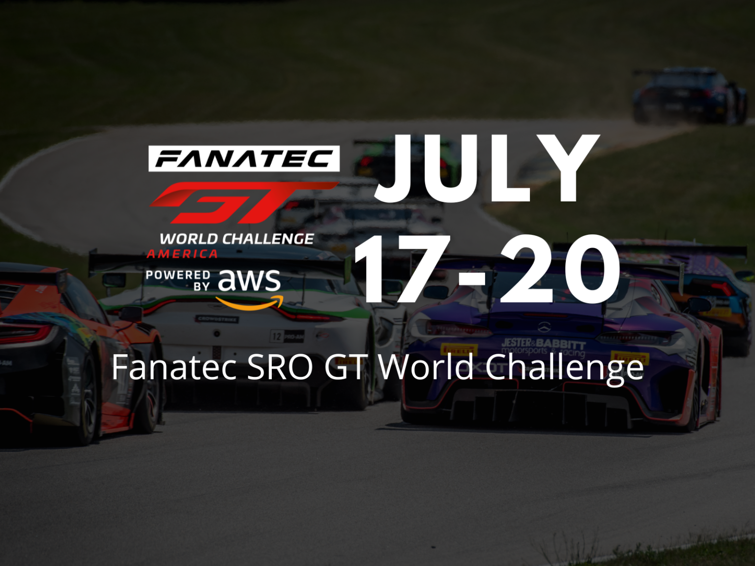 Fanatec GT World Challenge July 17-20