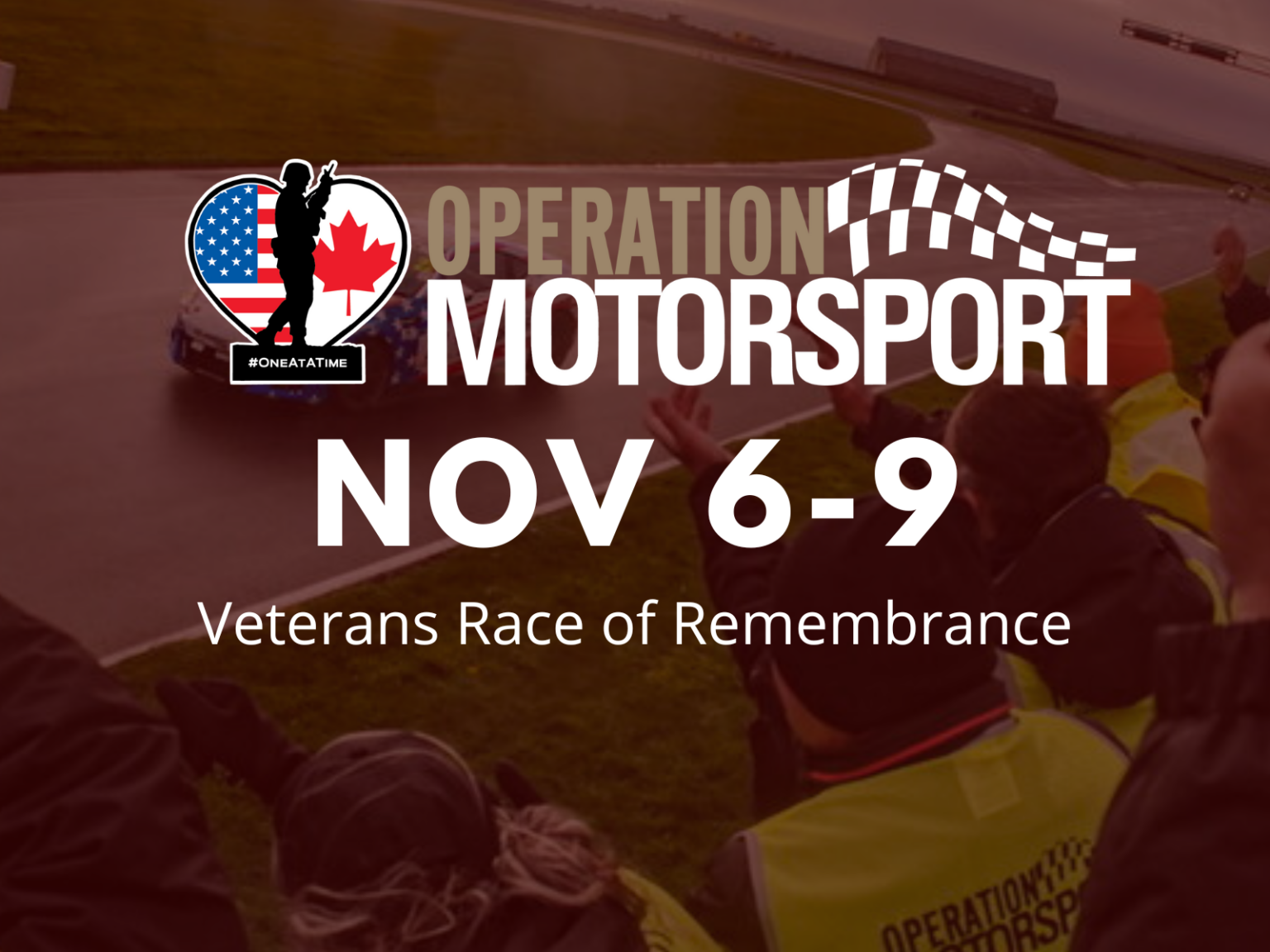 Operation Motorsport Veterans Race of Remembrance November 6-9. 2025