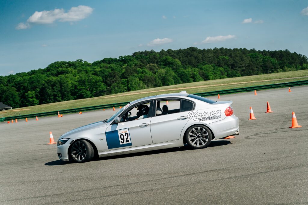 BMW doing autocross