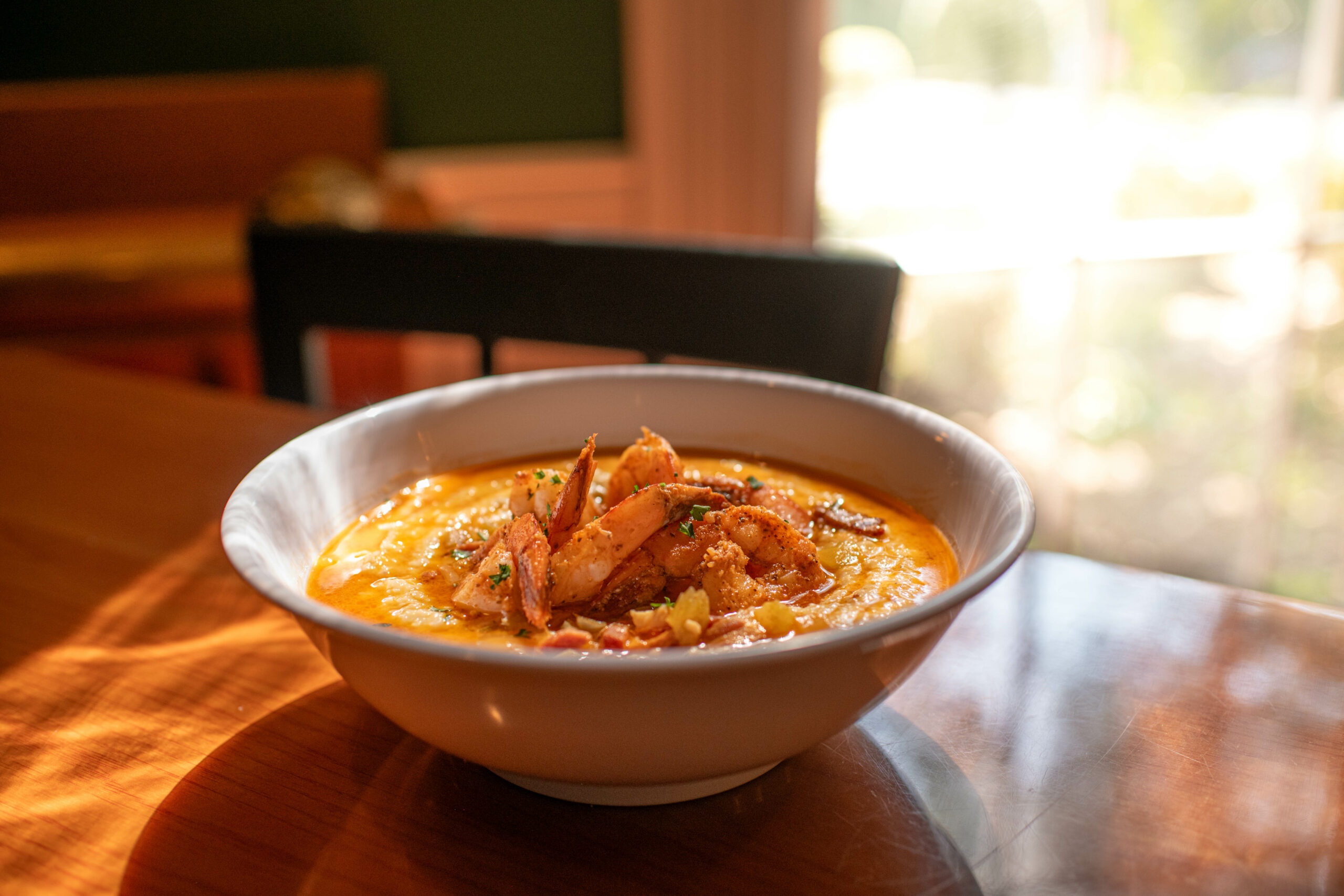 Oak Tree Tavern shrimp and Grits