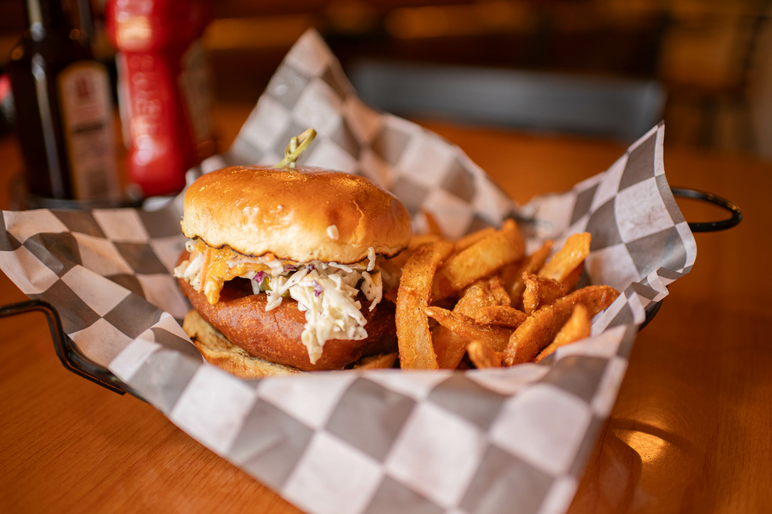 Oak Tree Tavern Fish Sandwich with Fries