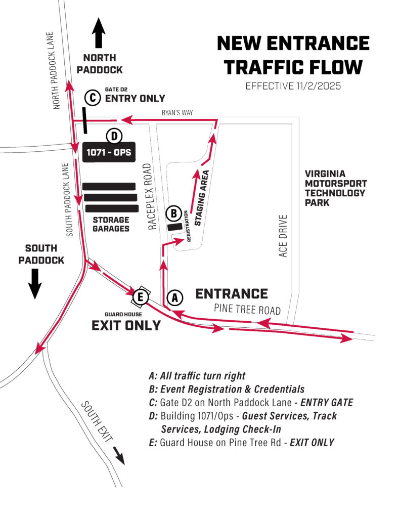 New traffic pattern map 2025-2026